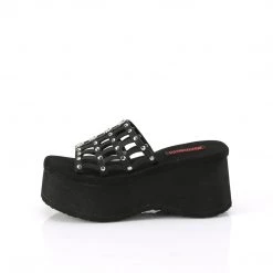 Demonia FUNN-13 Black Vegan Leather New Arrivals