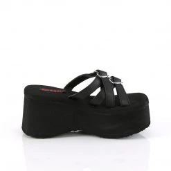 Demonia New Arrivals FUNN-15 Black Vegan Leather