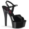 Pleaser GLEAM-609 Black Patent/Black