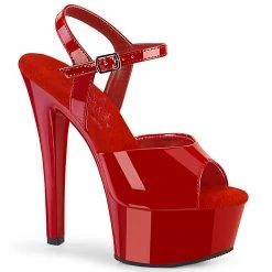 Pleaser GLEAM-609 Red Patent/Red