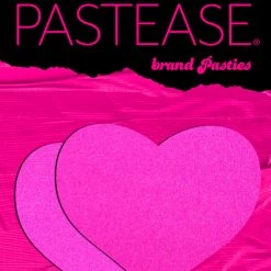 Pastease Love: Neon (Blacklight Reactive) Heart Nipple Pasties