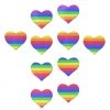 Pastease Nipple Pasties Body Minis: 10 Mini Rainbow Hearts Nipple & Body Pasties