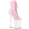 Pleaser INFINITY-1020 Baby Pink Patent/White Upcoming Styles (Preview)