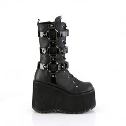 Demonia KERA-110 Black Vegan Leather-Patent New Arrivals