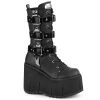 Demonia KERA-110 Black Vegan Leather-Patent New Arrivals