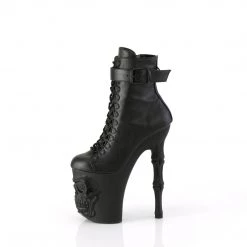 Pleaser New Arrivals RAPTURE-1032 Black Faux Leather/Black Matte
