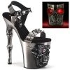 Pleaser Upcoming Styles (Preview) RAPTURE-812-LT Pewter TPU/Satin Pewter Chrome