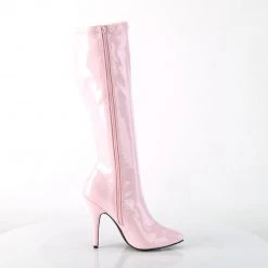 Pleaser Pride Collection (Transgender/Drag/Plus) SEDUCE-2000 Baby Pink Stretch Patent