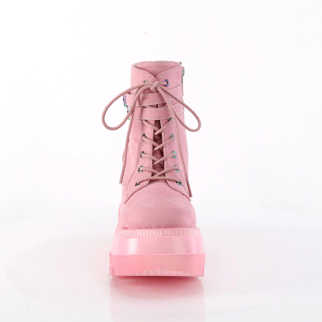 Demonia New Arrivals SHAKER-52 Baby Pink Vegan Suede 4 Demonia New Arrivals SHAKER-52 Baby Pink Vegan Suede