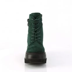 Demonia SHAKER-52 Emerald Vegan Suede