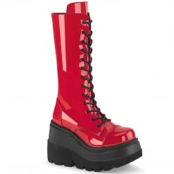 Demonia SHAKER-72 Red Patent New Arrivals