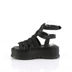 Demonia New Arrivals SLACKER-18 Black Vegan Leather