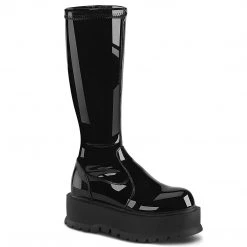 Demonia SLACKER-200 Black Patent