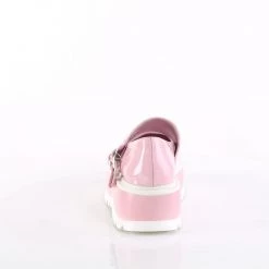 Demonia SLACKER-25 Baby Pink Holo Patent