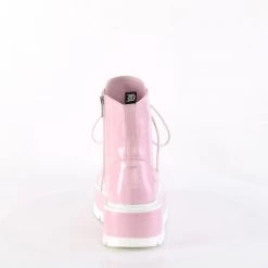 Demonia SLACKER-55 Baby Pink Holo Patent New Arrivals