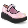 Demonia SPRITE-01 Baby Pink Holo Patent New Arrivals