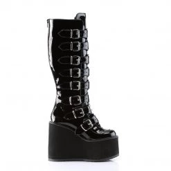 Demonia SWING-815 Black Patent
