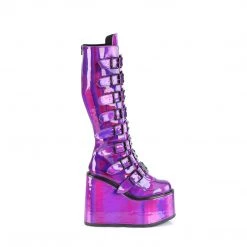 Demonia SWING-815 Purple Holographic Patent 11 Demonia SWING-815 Purple Holographic Patent