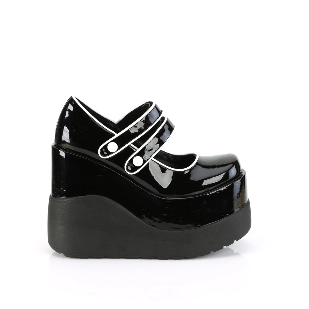 Demonia VOID-37 Black Patent 7 Demonia VOID-37 Black Patent