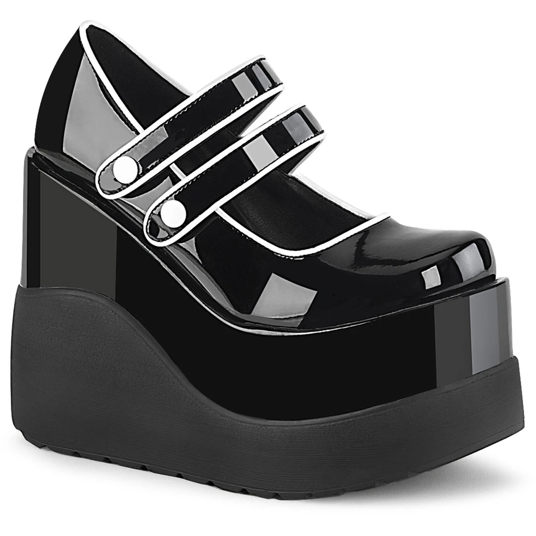 Demonia VOID-37 Black Patent 3 Demonia VOID-37 Black Patent
