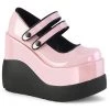 Demonia VOID-37 Baby Pink Patent