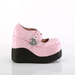Demonia VOID-38 Baby Pink Holo Patent New Arrivals